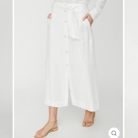 Brochu Walker - Carpi Skirt in Salt White S